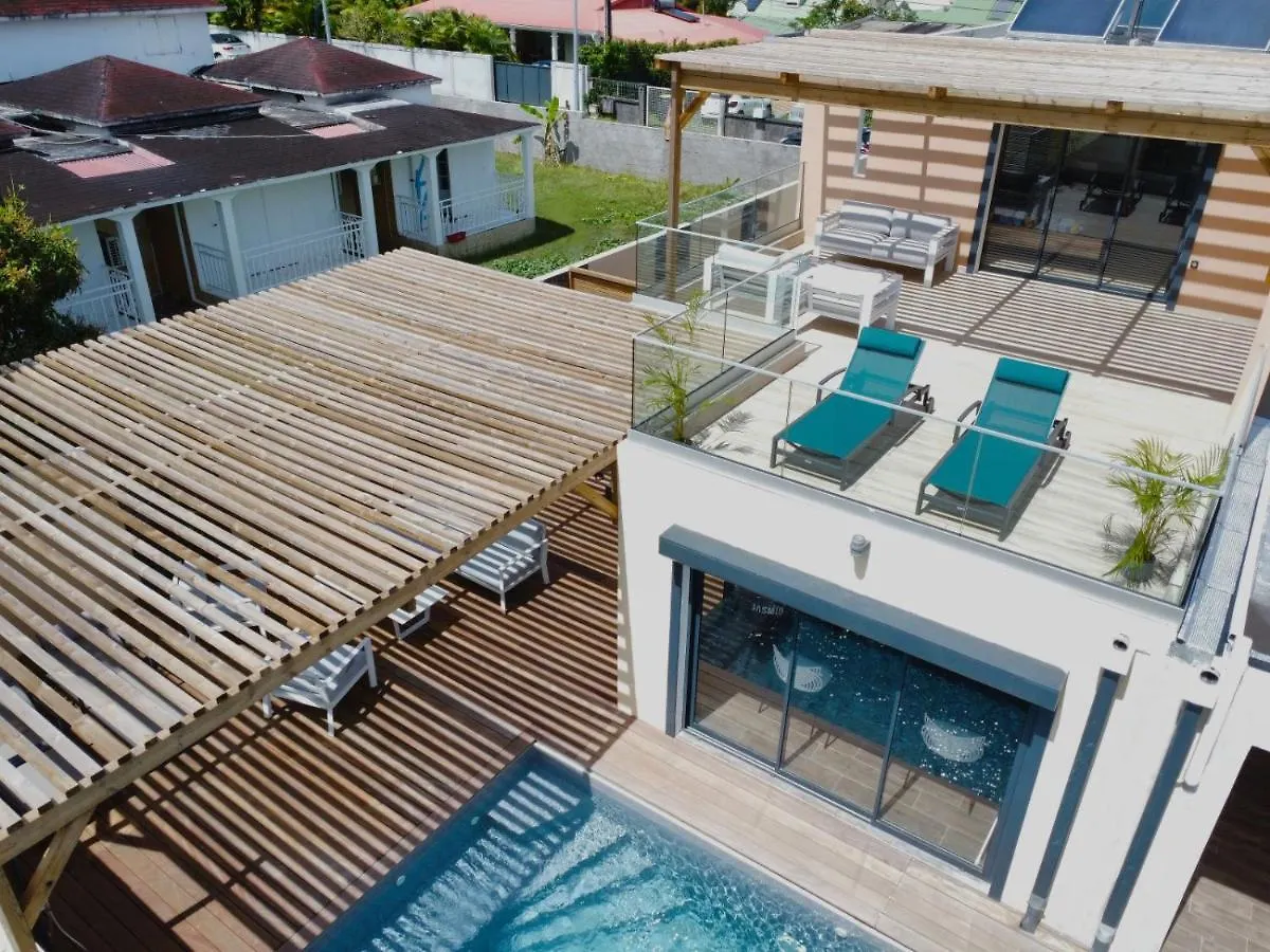 Les Villas Jasmin Standing Piscine Chauffee Jacuzzi 5 Ch 14 Pers Baie-Mahault